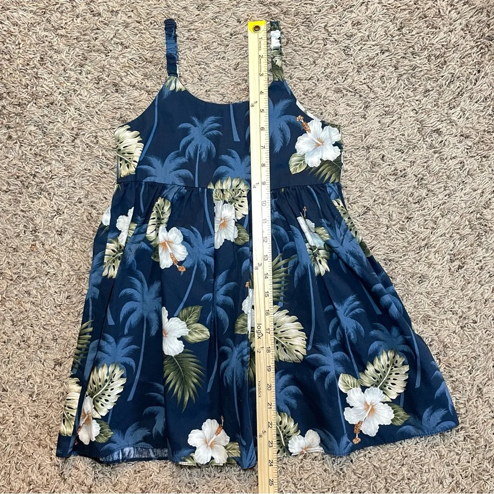 Pacific Legend Apparel Orchid Hawaiian Little Girl Dress Size 7/8 Made In Hawaii